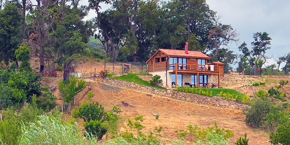 Photo du chalet et de son environnement