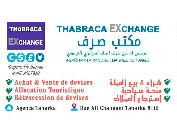 Thabraca Exchange Agence Tabarka